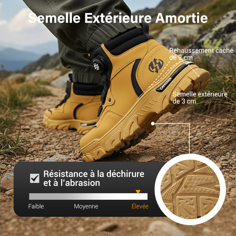 ⏳Offre spéciale limitée dans le temps⏰Chaussures de travail à boucle pivotante pour hommes (imperméables, antidérapantes, confortables et respirantes)