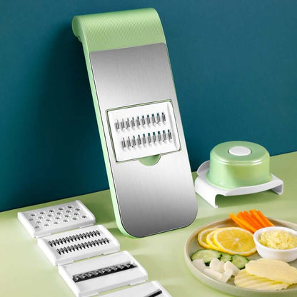 📢📢50 % de réduction！！！📍Hachoir de cuisine multifonctionnel 7 en 1 en acier inoxydable avec protège-mains