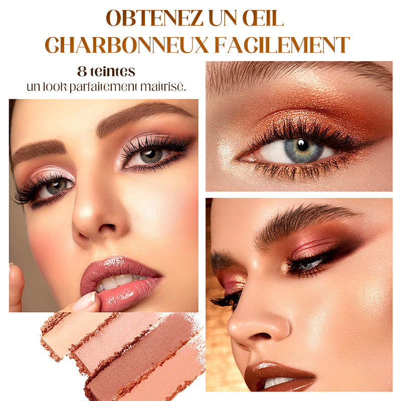 ✨PLUS DE 50 000 UNITÉS VENDUES ! 🎁8 couleurs de fards à paupières pailletés en stick, waterproof, longue tenue et multi-usage