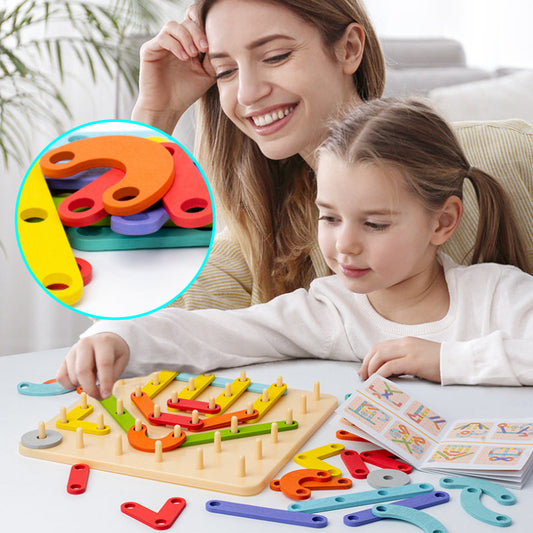 Puzzle à Encastrement Montessori 🎅 Idée Cadeau de Noël ! 🎁 Livraison Gratuite
