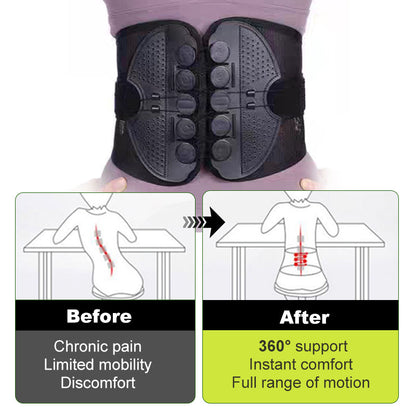 🌟 Ceinture Lombaire Adjustable - Soutien Dorsal Ergonomique