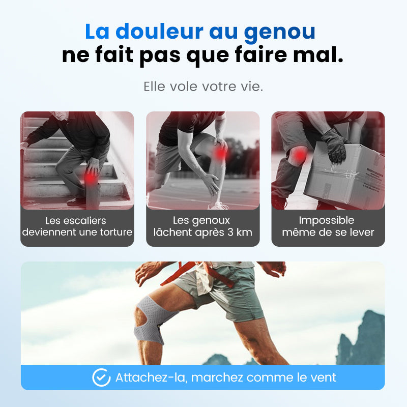 🔥Genouillère ajustable de protection du genou pour le sport💥