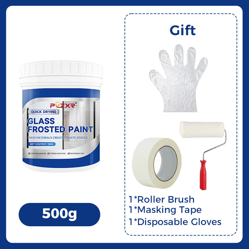 🎁 50% DE RÉDUCTION ! 🔥 Peinture pour Verre Dépoli 2025 – Séchage Rapide, Résistante à l’Eau & Effet Givré Élégant 🌫️✨