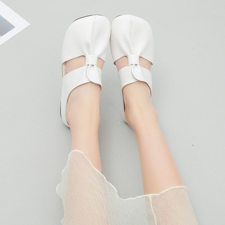 🔥Soldes d'été 52% de réduction👣Mules plates à découpes