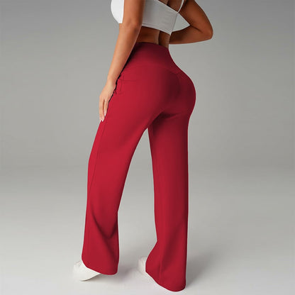 ⏰ 50% de réduction ! 💫 Pantalon droit ample uni pour femme – Confort & Élégance quotidienne ❄️👖