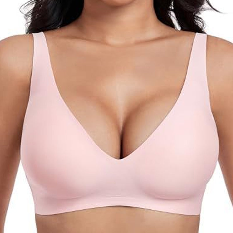 🎉Soldes du Nouvel An - 50 % de réduction💖Soutiens-gorge sans armatures confortables pour femmes, Soutiens-gorge Deep V pour tous les jours