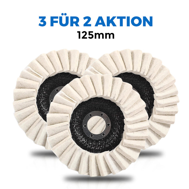 🔥Wollfilz-Lamellenpolierscheibe