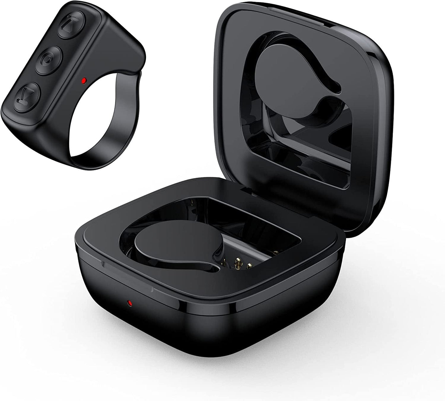 🌟 Bague de contrôleur à distance - Tourne-page Bluetooth, enregistrement vidéo et contrôle musical, compatible iPhone, iPad, iOS et Android