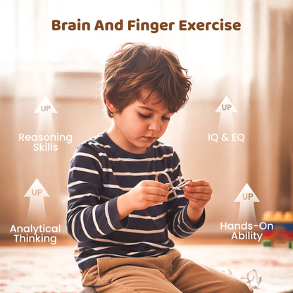 🧠 Offre à durée limitée : 50 % DE RÉDUCTION !!!🧠🔠Puzzle métallique Montessori à résoudre