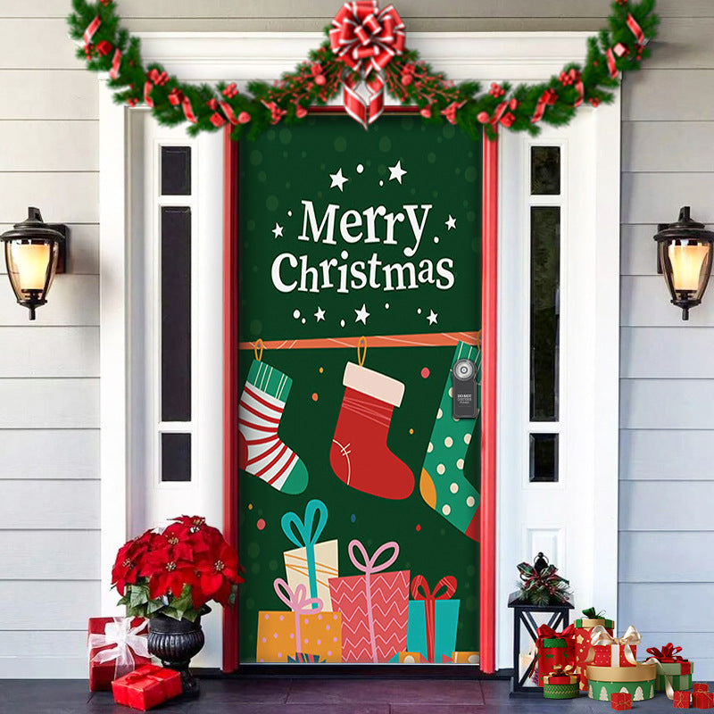 🎄Offres anticipées de Noël - 50 % de réduction🎅Décorations de Noël 2024 pour porte d'entrée🎅