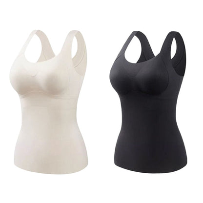 🎄💥Réduction de Noël 50% 🌸Gilet chaud pour femme avec soutien-gorge intégré