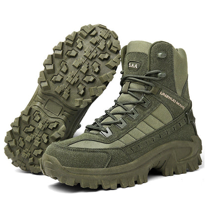🥾50 % de réduction – Offre spéciale!🔥Bottes de sport tactiques montantes💧Imperméables & antidérapantes, durabilité améliorée