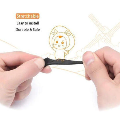 🔥 Achetez 1, Obtenez 3 GRATUITS ! 🔥 Élastiques Antidérapants en Silicone pour Lunettes – Confort Absolu, Ajustement Universel & Idéal Sport/Travail ! 👓✨