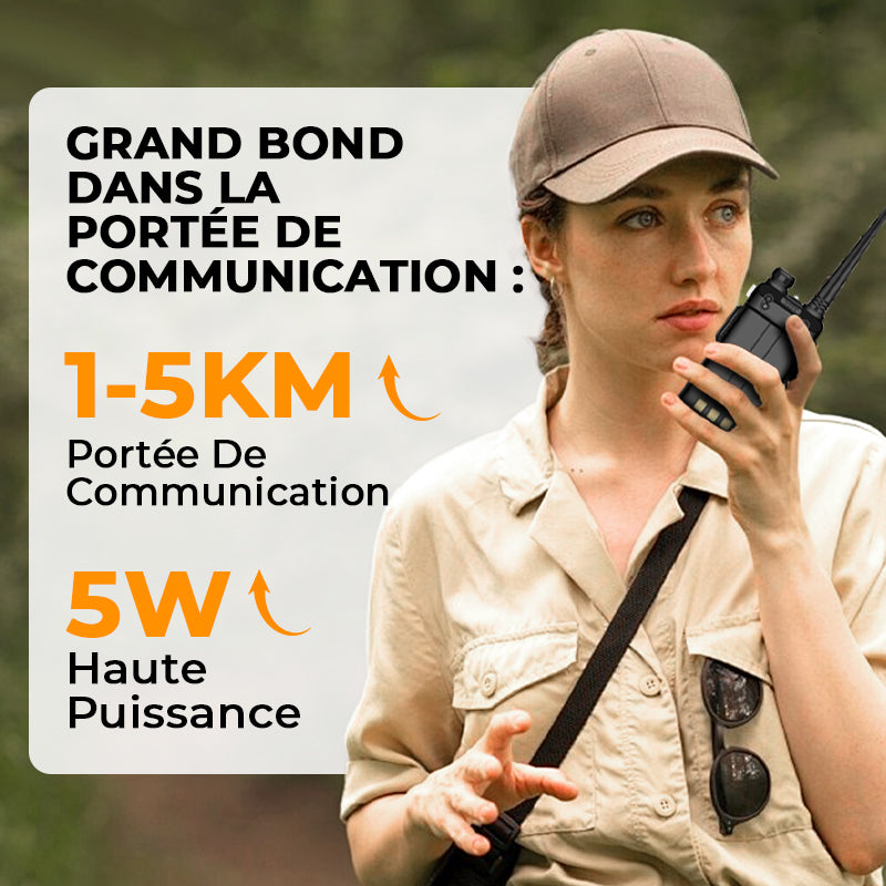 📢📢60% de réduction !!!🔥Radio amateur UV-5R longue portée UV5R Radio bidirectionnelle double bande Walkie