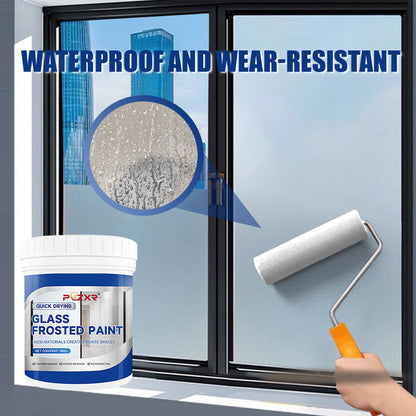 🎁 50% DE RÉDUCTION ! 🔥 Peinture pour Verre Dépoli 2025 – Séchage Rapide, Résistante à l’Eau & Effet Givré Élégant 🌫️✨