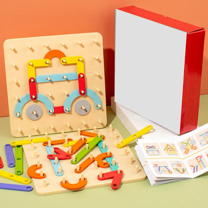 Puzzle à Encastrement Montessori 🎅 Idée Cadeau de Noël ! 🎁 Livraison Gratuite
