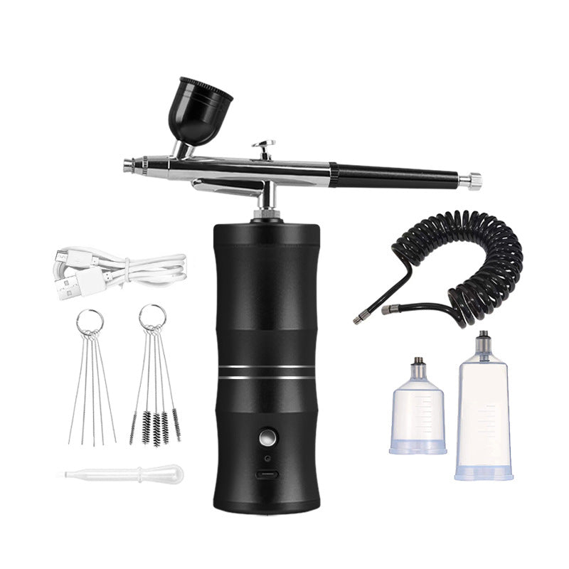 🎨 Kit d'Aérographie Électrique avec Compresseur – Votre Studio Portable pour une Créativité Facile ! ✨