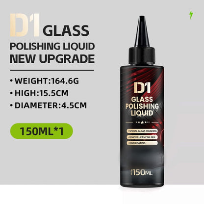 🔥Liquide de polissage pour vitres automobiles – Effacez les marques de façon permanente, économisez sur les coûts de remplacement !