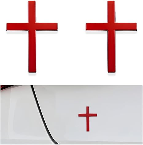 💥 ACHETEZ 1 OBJET, OBTENEZ-EN 1 GRATUIT ! 🚗✝️ Autocollants Badge Croix Métal Jésus Christ – Couvre-rayures Auto Adhésif 3D 🌟 📢📢 Vente Flash ⚡ : Se termine dans 3 heures ! ⏰⏰