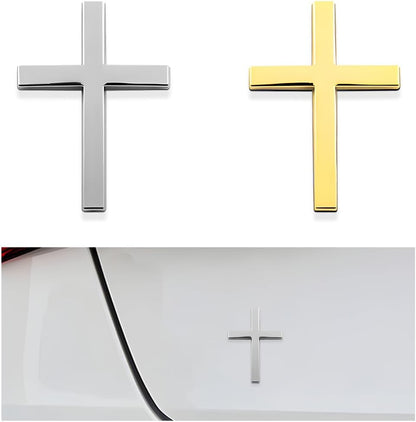 💥 ACHETEZ 1 OBJET, OBTENEZ-EN 1 GRATUIT ! 🚗✝️ Autocollants Badge Croix Métal Jésus Christ – Couvre-rayures Auto Adhésif 3D 🌟 📢📢 Vente Flash ⚡ : Se termine dans 3 heures ! ⏰⏰