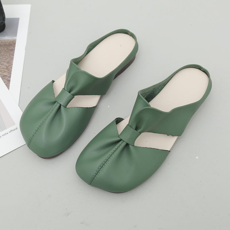 🔥Soldes d'été 52% de réduction👣Mules plates à découpes