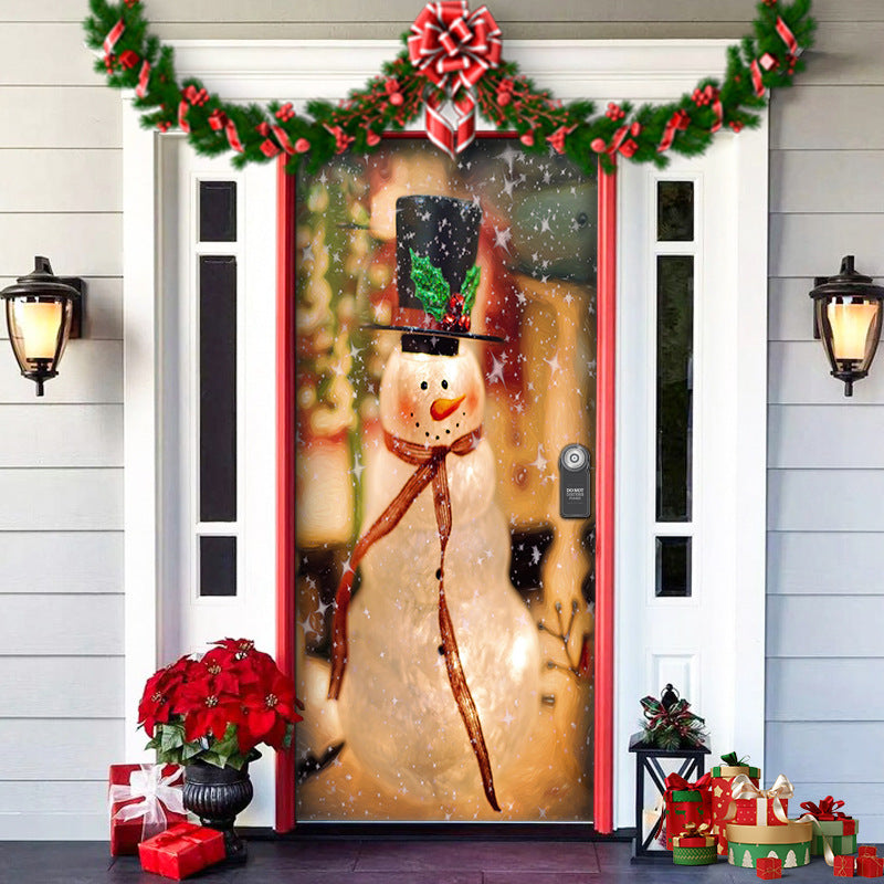 🎄Offres anticipées de Noël - 50 % de réduction🎅Décorations de Noël 2024 pour porte d'entrée🎅