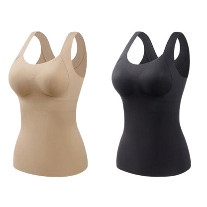 🎄💥Réduction de Noël 50% 🌸Gilet chaud pour femme avec soutien-gorge intégré