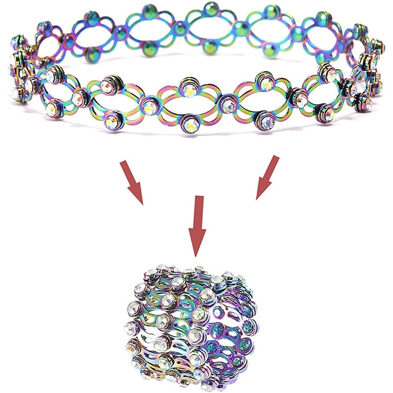 💕50% de réduction🎁Cadeau parfait : Bracelet transformable avec breloque CZ étincelante 💎