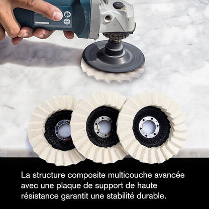 💐50% DE RÉDUCTION ! Disque à Polir Rapide – Fixation Facile, Résultat Pro ⚡🔩【4 Achetés, 6 Reçus】