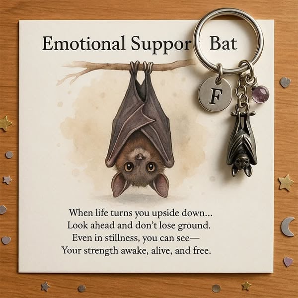 🦇Soutien émotionnel Bat Keychai inspirantn