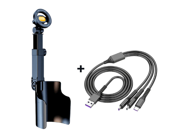 Support de téléphone pour porte-gobelet de voiture – Réglable à 360°, aimant N52 puissant, utilisation à une main, compatible avec tous les téléphones, modèles magnétique et à pince pour une conduite sécurisée