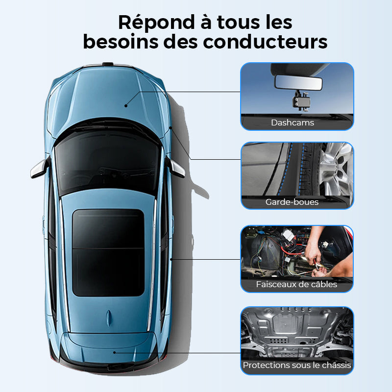 💥🧷 Boucle de cravate câble universelle en nylon