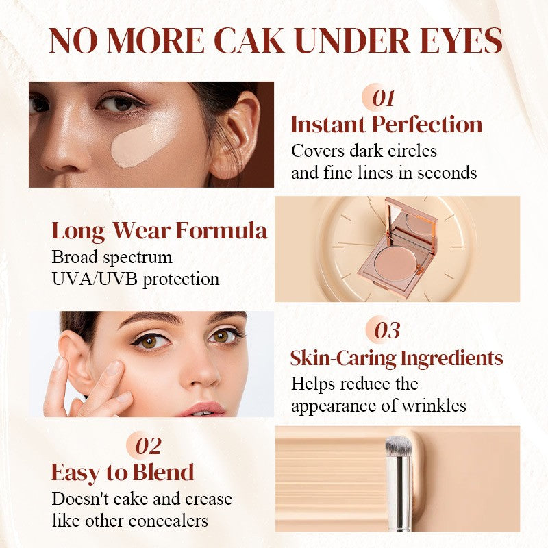 📢📢50% de réduction ! 💥Correcteur Magique pour les Yeux – Efface Cernes, Poches & Taches + Pinceau Offert 🎁✨