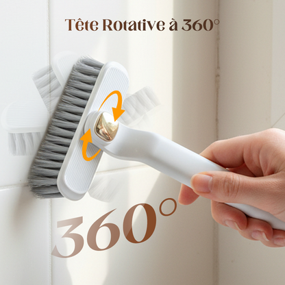 🎁VENTE DU DERNIER JOUR - 50 % DE RÉDUCTION🎁Brosse de nettoyage de crevasses rotative multifonction 3 en 1