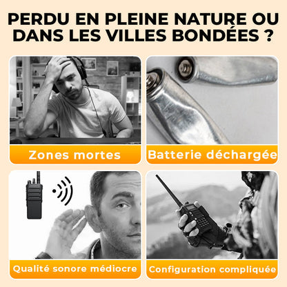 📢📢60% de réduction !!!🔥Radio amateur UV-5R longue portée UV5R Radio bidirectionnelle double bande Walkie