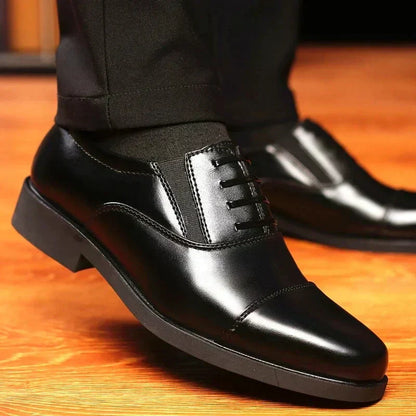 👞 60% DE RÉDUCTION ! 💼 Chaussures de Ville Homme en Cuir Léger – Style Affaires Élégant, Semelle Antidérapante & Respirante ✨