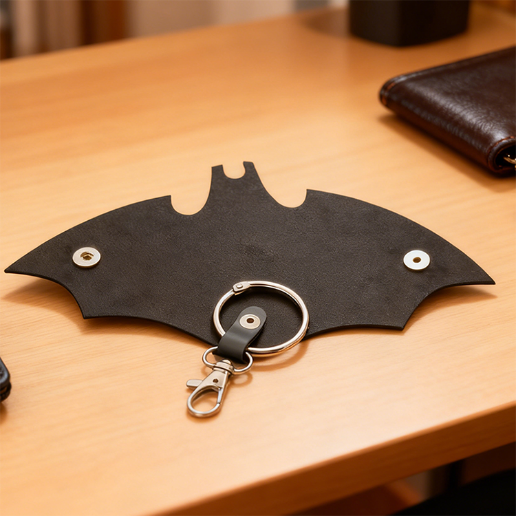 🔥Offre spéciale Noël à durée limitée : 50 % DE RÉDUCTION !!!🔥🦇Porte-monnaie en cuir fait main en forme de chauve-souris