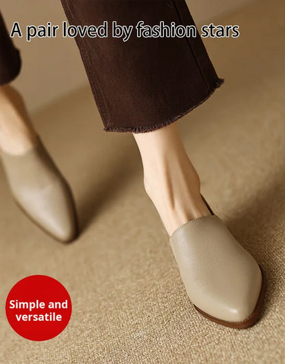 ✨ SOLDES D'AUTOMNE -50% 💕 Chaussures Femme Vintage à Bout Pointu Slip-On Douces