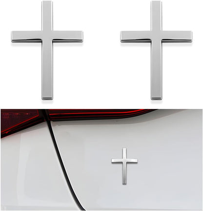 💥 ACHETEZ 1 OBJET, OBTENEZ-EN 1 GRATUIT ! 🚗✝️ Autocollants Badge Croix Métal Jésus Christ – Couvre-rayures Auto Adhésif 3D 🌟 📢📢 Vente Flash ⚡ : Se termine dans 3 heures ! ⏰⏰