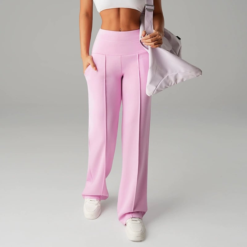 ⏰ 50% de réduction ! 💫 Pantalon droit ample uni pour femme – Confort & Élégance quotidienne ❄️👖