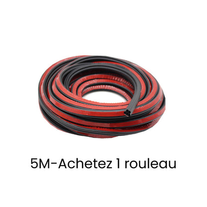 Bande d'Étanchéité en Caoutchouc Anti-Bruit et Anti-Poussière pour Voiture