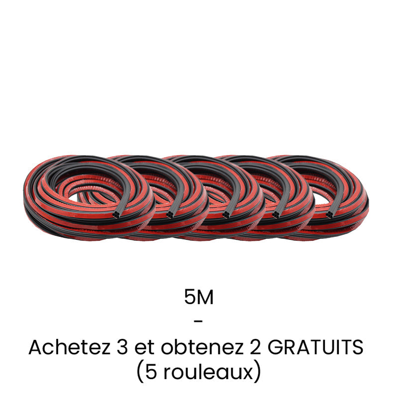 Bande d'Étanchéité en Caoutchouc Anti-Bruit et Anti-Poussière pour Voiture