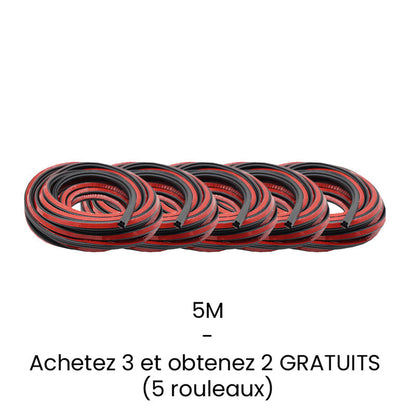 Bande d'Étanchéité en Caoutchouc Anti-Bruit et Anti-Poussière pour Voiture