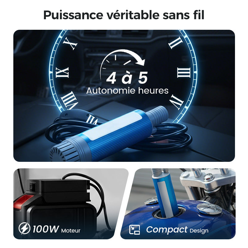 🔈🔈51 % DE RÉDUCTION ! 🔋✨ Ensemble Pompe à Huile et Eau Haute Puissance – Performances Élevées, Portable & Multifonctionnelle 💪