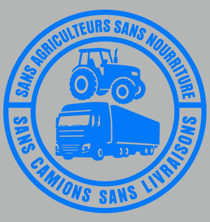 🎅Soldes de Noël 50 % de réduction💕🔥Sans agriculteurs, pas de nourriture, sans camions, pas de livraisons Autocollant en vinyle – Décalcomanie de 140 mm
