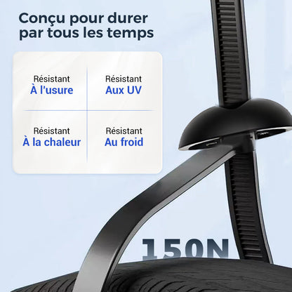 💥🧷 Boucle de cravate câble universelle en nylon