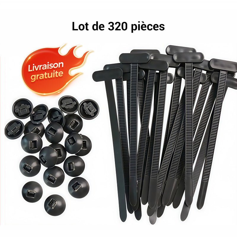 💥🧷 Boucle de cravate câble universelle en nylon