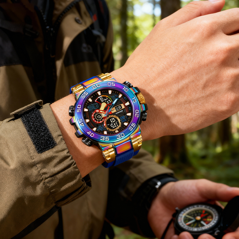 ⌚56 % DE RÉDUCTION✨Montre LED multifonctionnelle🌟Écran numérique étanche, 7 modes sportifs avec surveillance du sommeil🔋