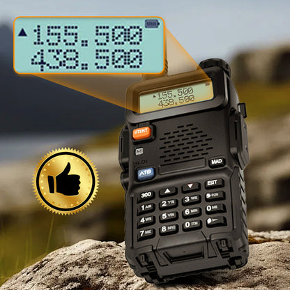 🔥Radio amateur UV-5R longue portée UV5R Radio bidirectionnelle double bande Walkie