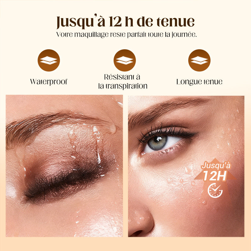 ✨PLUS DE 50 000 UNITÉS VENDUES ! 🎁8 couleurs de fards à paupières pailletés en stick, waterproof, longue tenue et multi-usage